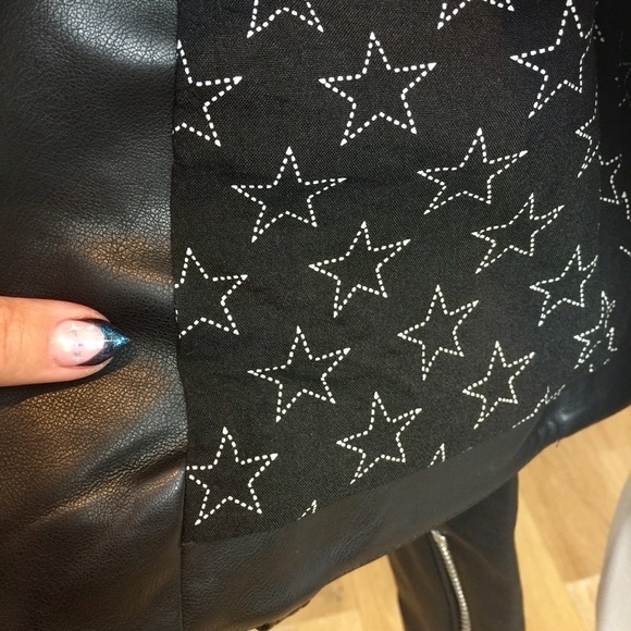 BLANKNYC Over the Moon Black Vegan Moto Jacket - Picture 11 of 13